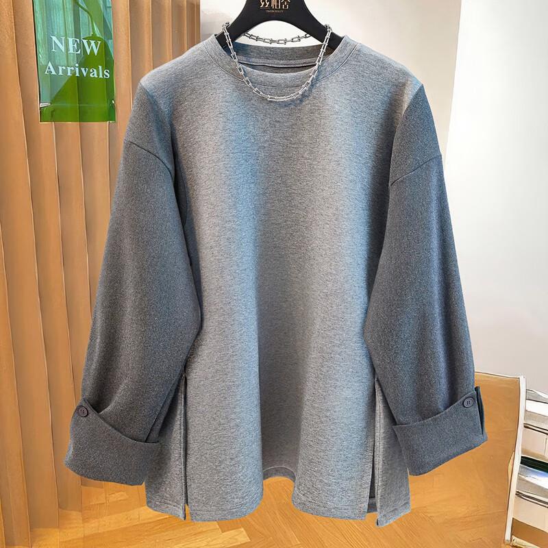 Women's Color Block Mid-Length Sweatshirt
