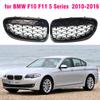 Car Front Sport Grill Kidney Grilles Grill Diamond For BMW 5 Series F10 F11 520i 523i 525i 530i 535i 2010 -2014