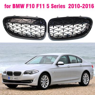 Car Front Sport Grill Kidney Grilles Grill Diamond For BMW 5 Series F10 F11 520i 523i 525i 530i 535i 2010 -2014