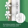 Wall Mounted Air Conditioner Windshield Windmill Shaped Air Conditioner Vent Fan  for Home