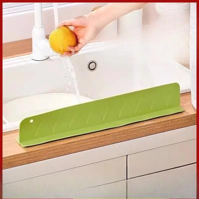 Sink Water Barrier Plate - Kitchen Sink Water Tank Anti-splash Water Barrier Plate Partition Board Silicone Water Barrier Strip