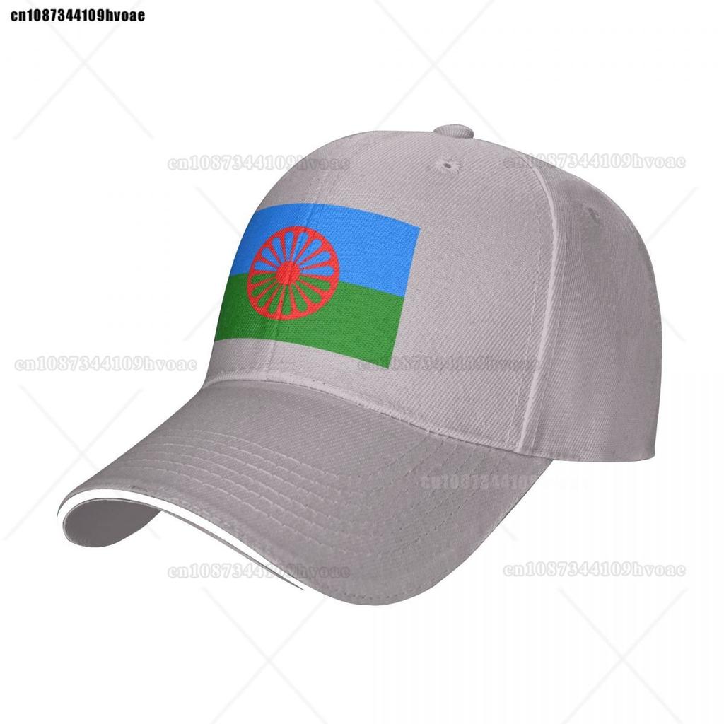 Flag Of The Romani People Baseball Cap Flag Art Female Male Custom Trucker Hat Summer Casual Kpop Adjustable Baseball Caps