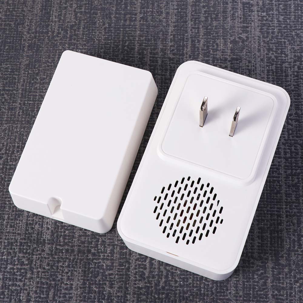 Long Range Waterproof Wireless Doorbell 300M Range 5 Volume Smart Doorbell 60 Chimes LED Light Door Chime Kit Indoor Outdoor Use