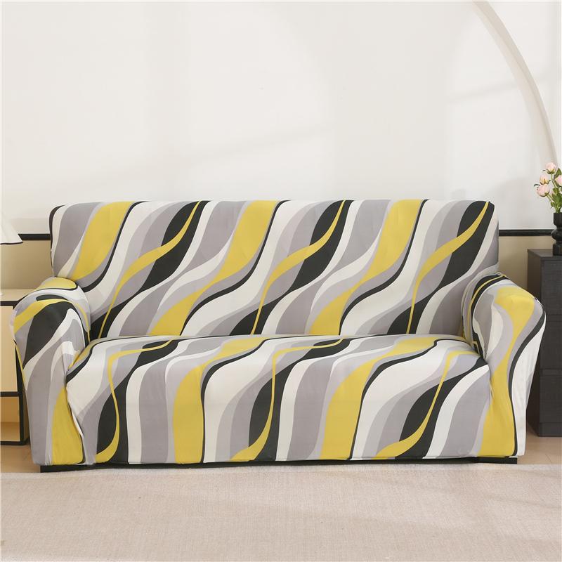 Stretch Sofa Cover Slipcover Couch Covers for 3 Cushion Couch Sofa Pet Friendly Furniture Protector Sofa with Elastic Bottom