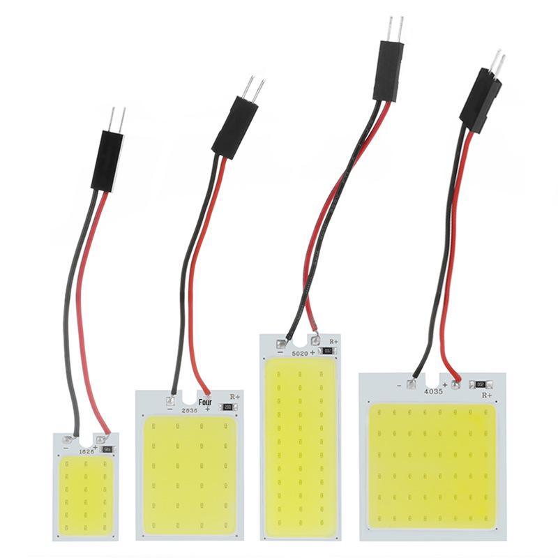 

Shangbo Yi Auto LED Dome Light COB Roof/Trunk Light 18/24/36/48 SMD T10 Plug білий