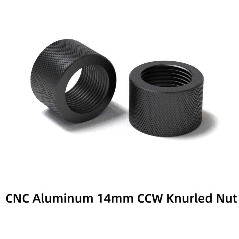 1/3/5Pcs 14Mm Ccw Pipe Thread Protection Aluminium Cap 14Mm Counterclockwise Thread Fastener