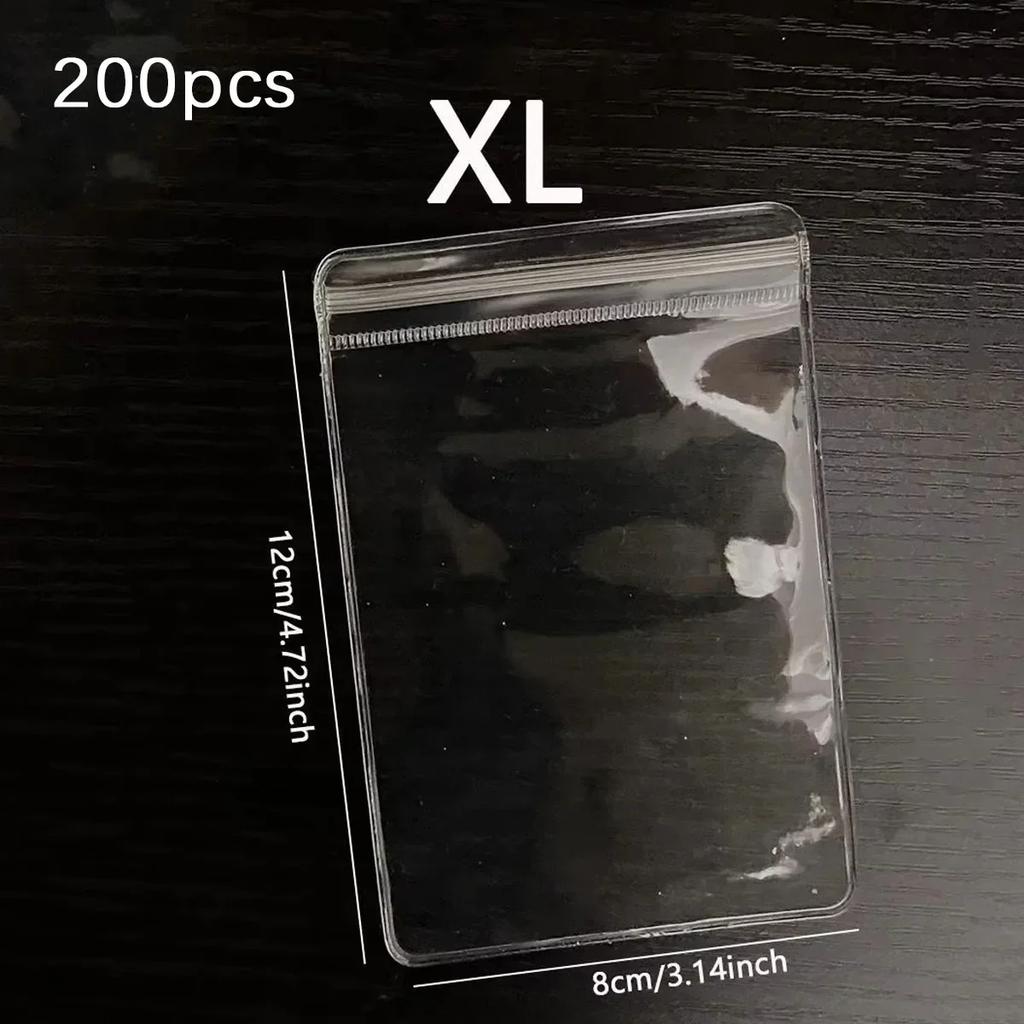 50/100/200 szt. - Przezroczyste woreczki PVC na biżuterię Torba do przechowywania na zamek błyskawiczny na kolczyki naszyjniki biżuterię Woreczki do pakowania ekspozycyjnego zapobiegające utlenianiu