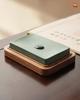 Rectangular Natural Stone Inkstone with Lid for Calligraphy & Portable Ink Cartridge Storage