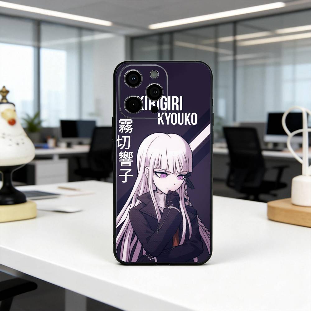 D-Danganronpa K-Kyoko K-Kirigiri-DKK Phone Case For iPhone 17, 16,15,14,13,12,11 Plus,Pro Max, Others Soft Black Cover