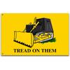 Tread On Them Flag Killdozer Flag 3x5 Ft Funny Man Cave Wall Banner for Room Teen Girls Indoor Outdoor Party Bedroom and College Dorm Wall Decor
