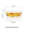 Nordic Ceramic Butter Dish with Knife - European Design