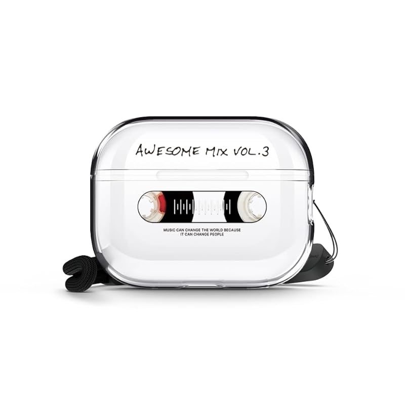 

[elago] AirPods Pro 2 correspondence case strap With Shockproof clear cover Fashionable design TPU clear case [ Apple AirPodsPro2 air pots pro 2nd