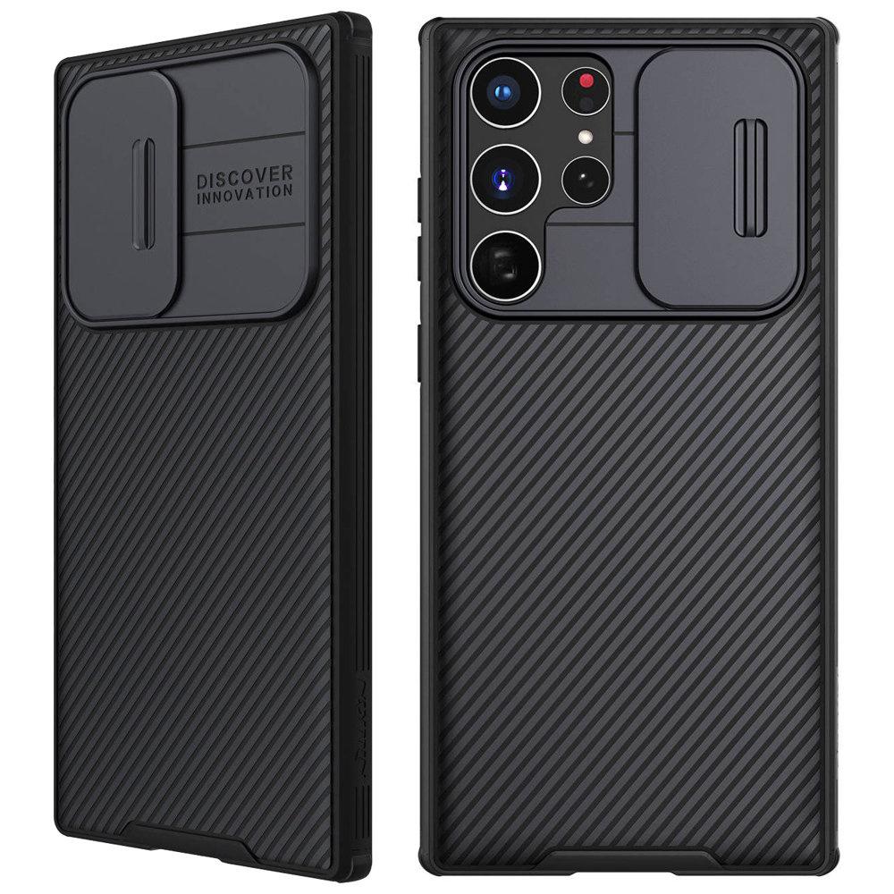 NILLKIN Case for Samsung Galaxy S23 Ultra, CamShield Pro Case, Black