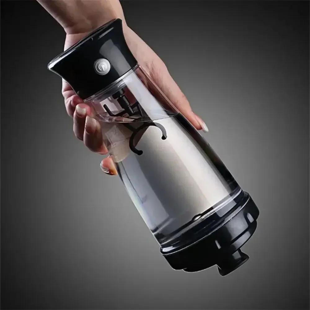 1pc Portable Electric Coffee Stirring Cup Milk Protein Powder Shaker Cup Fitness Plastic Water Bottle Fitness Sports Lazy Cup