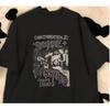 Oversized Women Tshirt Summer Fashion Drawn Printed Casual Short Sleeve Top Pullover Comfortable Plus Size Tee Trendy Outfit