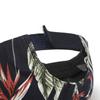 New Flower Print Sunscreen Hat Adjustable Spring Summer Casual Cap Outdoor Female Sun Visors