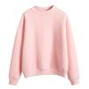 Autumn Winter Casual Women Solid Color Crew Neck Long Sleeve Sweatshirt Pullover