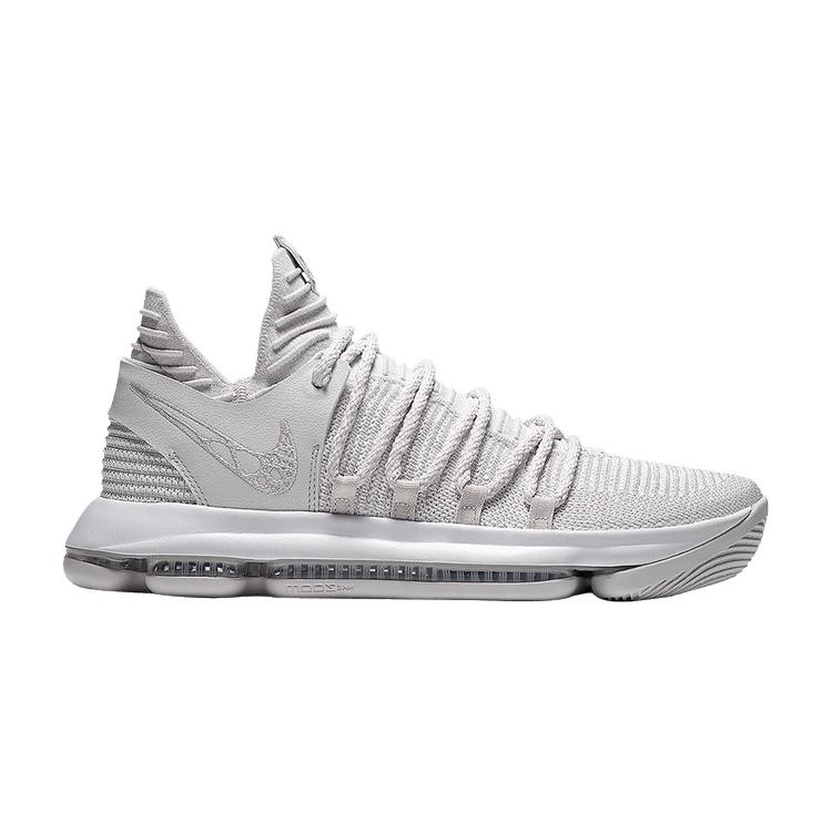 

Nike KD 10 Platinum Men Sneakers Silver 897816-009
