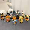 Micro Mini Bausteine Spielzeug Hundeschwarm Bietet Kindern Spaß beim Bauen Mini Niedlicher Husky Golden Retriever Weihnachtsgeschenke