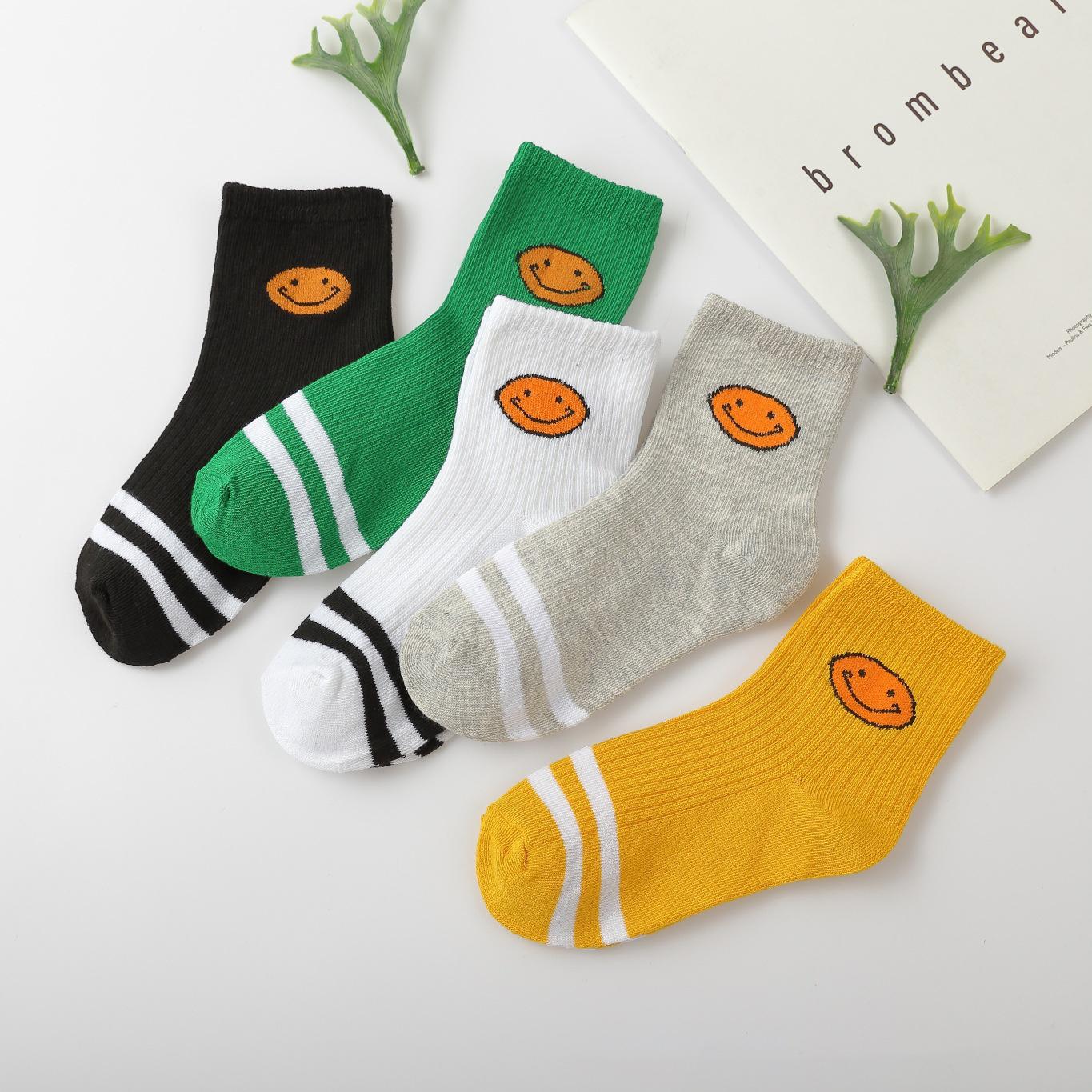 

5 пар детских летних носков, дышащие сетчатые детские носки с милым медведем для мальчиков и девочек S (13-16cm)