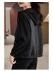Women's Spring/Autumn Hooded Jacket 2025: Trendy, Versatile, Loose-Fit Short Top for Middle-Aged Women