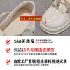 Leather Mary Jane Shoes 2025 Spring New Women's Thick Heel Light Mouth Single Shoes Women's Platform Commuter Bow Women's Shoes