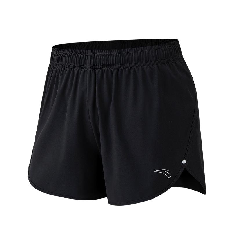 Anta Running Series Woven Simple Casual Shorts Women shorts Basic-Black 962625501-3