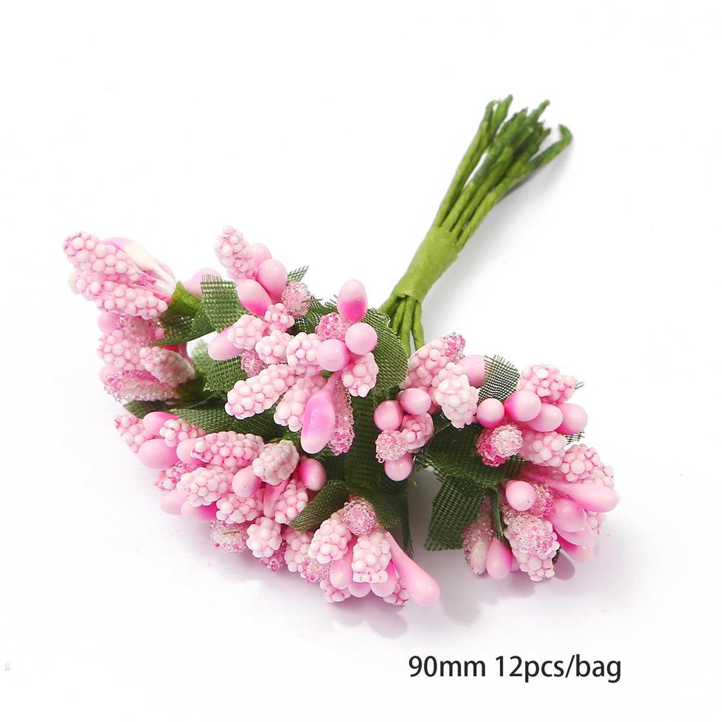 Chiffon Flower Stamens & Berry DIY Craft Accessories