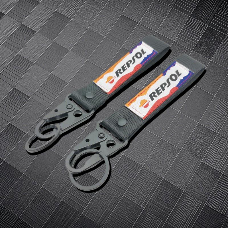 Motorcycle Keychain Label Racing Emblem Keyring For Honda Repsol HRC CBR 125R 600 F4i 650F/R 1100XX 1000F CBR 600 954 1000 RR