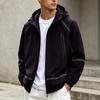 Men's Hooded Reflective Jacket for Spring and Fall Outdoor Activities