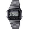 Casio A168WGG-1A Digital Watch Black Unisex Kids Date Display Generic Timepiece