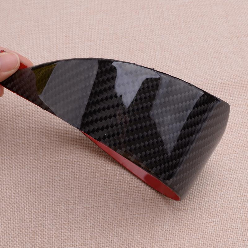 2pcs Car Carbon Fiber Headlight Eyelid Eyebrow Decorative Cover Trim Frame Fit For Mazda3 Axela 2014 2015 2016 Accessories