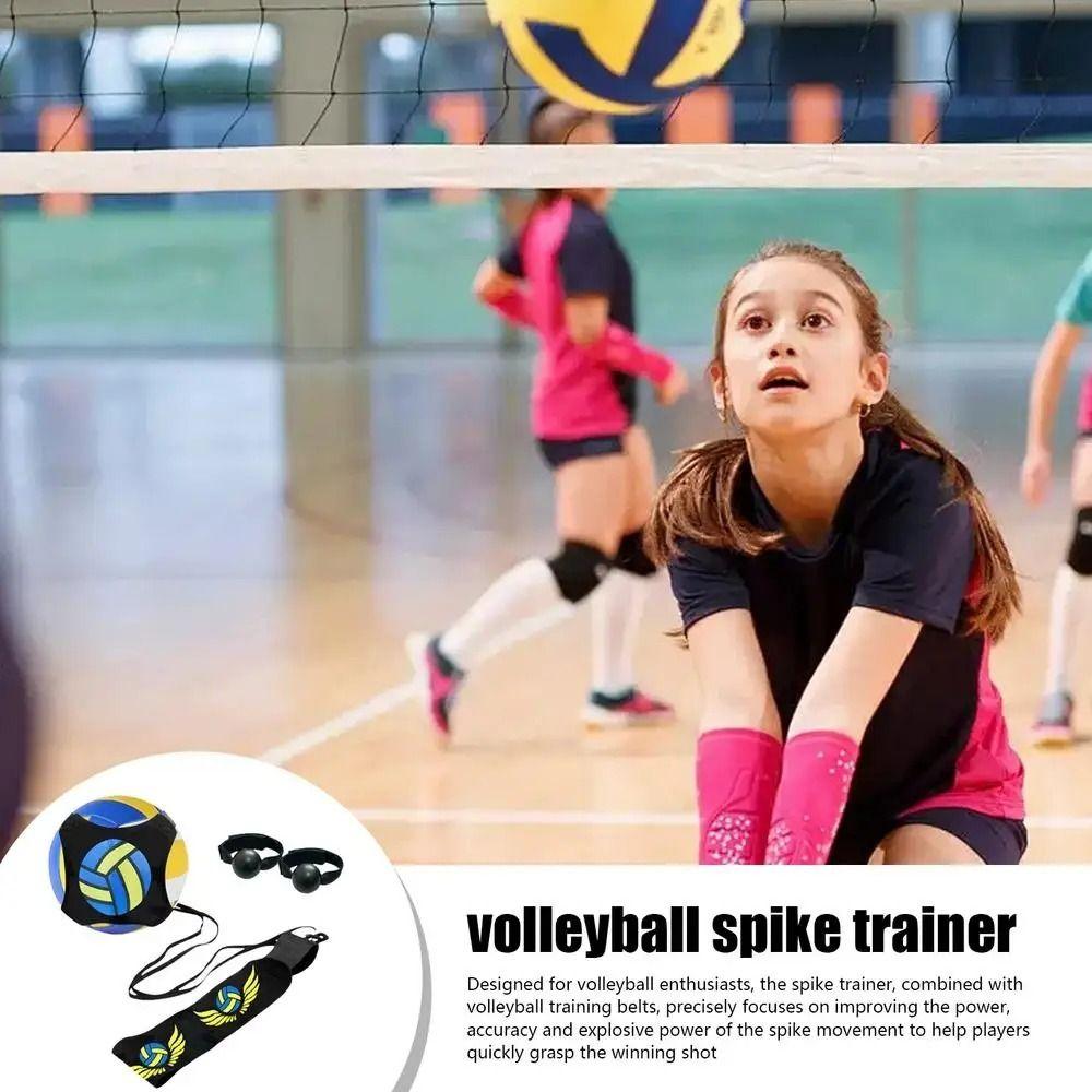 Improves Dribbling Skills Volleyball Spike Trainer Ball Rebound Practice Rope  Football Practice