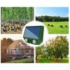 Solar Powered IP66 Waterproof Animal Repellent Device with 500mAh Rechargeable Battery for Outdoor Garden Lawn Pest Control