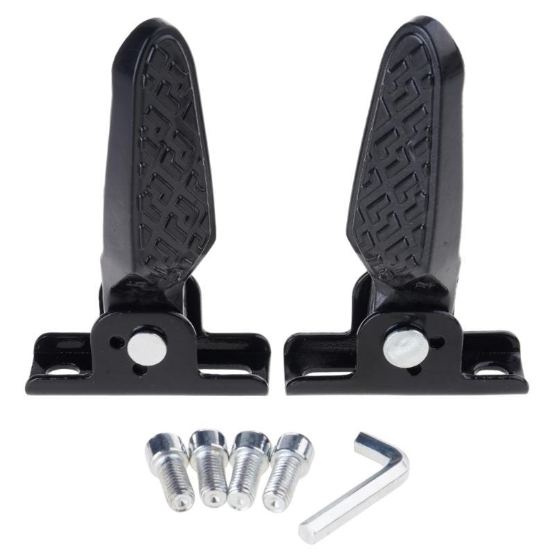 High Comfortable Foldable Pedals Features Elastics Materials for Electric Bikes Minimizing Fatigue on Long Journey