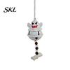 Halloween Tree Ornaments Ghost Bell Hanging Decor, Cute Resin Door Ornament with Star Base, Decor Spooky Festive Hanger for Home Party, Trick or Treat