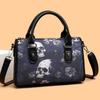 Women's Boston Bag Shoulder Oxford Bag Large Capacity Crossbody Bag Punk Skull Print Feminine Brand High Quality New