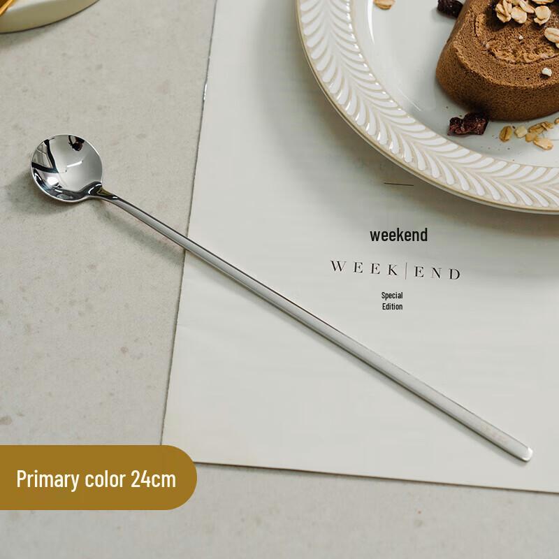Onlycook Stainless Steel Long Handle Stirring & Dessert Spoons