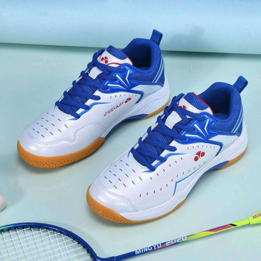New Professional Badminton Shoes Men and Women Couples Breathable Cushioning Lightweight Non-slip Table Tennis Training Shoes