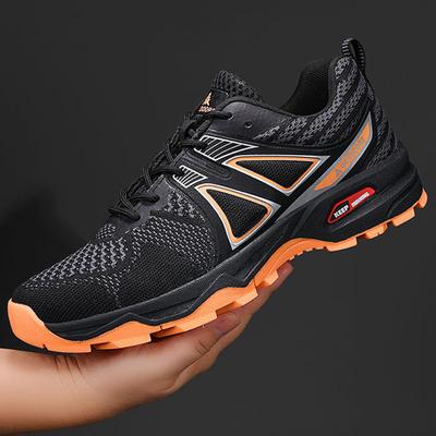 Men's Hiking Shoes Big Size Wear-resistant Outdoor Lace Up Sports Shoes Thick Soled Lace Up Fashionable New Casual Shoes for Men