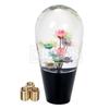 Crystal Shift Underwater Flower Showa Era Japanese Universal Gear Shifter Adapter for Trucks and Mini Trucks Knob, Design, Retro, Style, (Black)