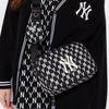 New MLB Monogram Collection Polyester Combo Bag, Camera Bag, Shoulder Bag Unisex Black 3ACRS022N-50BKS
