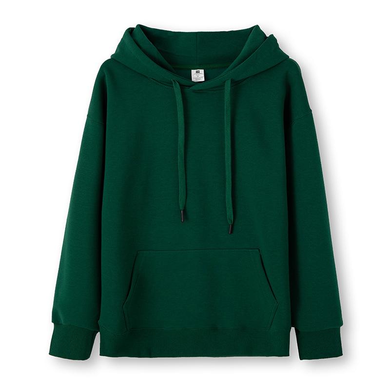 Unisex Baumwolle Plus Samt Kapuzenpullover - Herbst/Winter Locker sitzender Hoodie für Paare