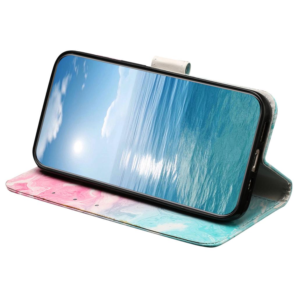 For Motorola Moto G35 5G Case Pattern PU Leather Flip Phone Cover