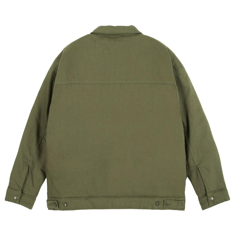 Astral Projection Oversized Trucker Jacket_Khaki