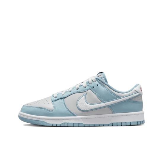 Nike Dunk Low Fleece Swoosh - Light Blue 2023 FB1871-011