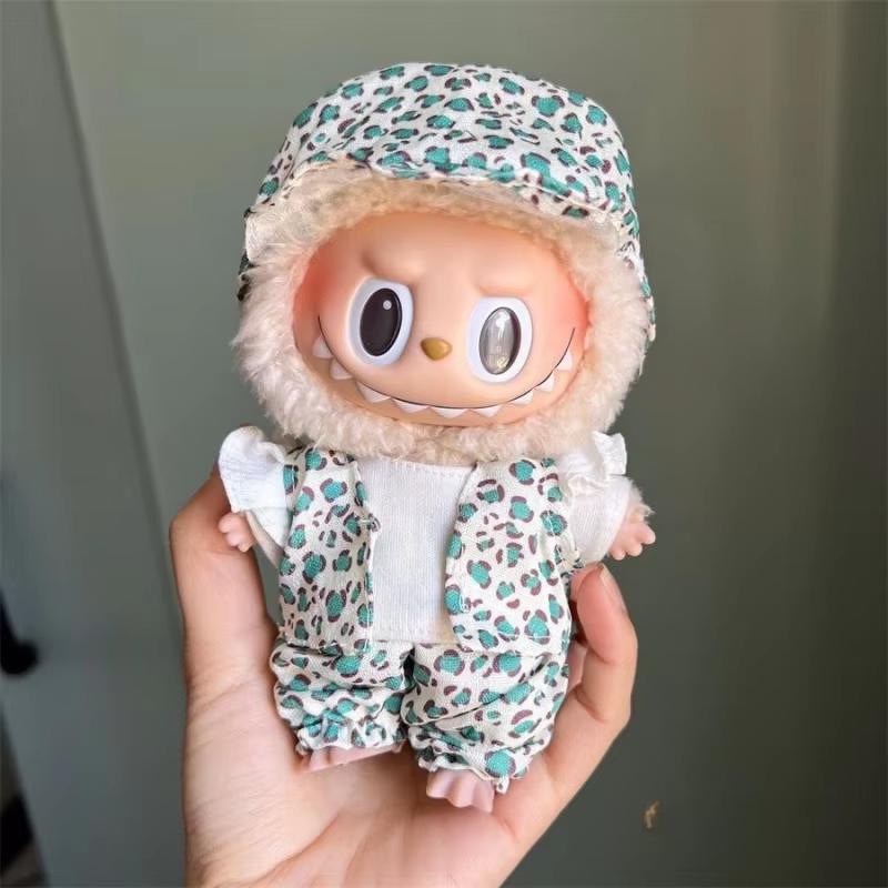 Neue 17cm Latzhosen Kollektion Kleidung Accessoires für 17cm Labubu Kleidung Geschenk