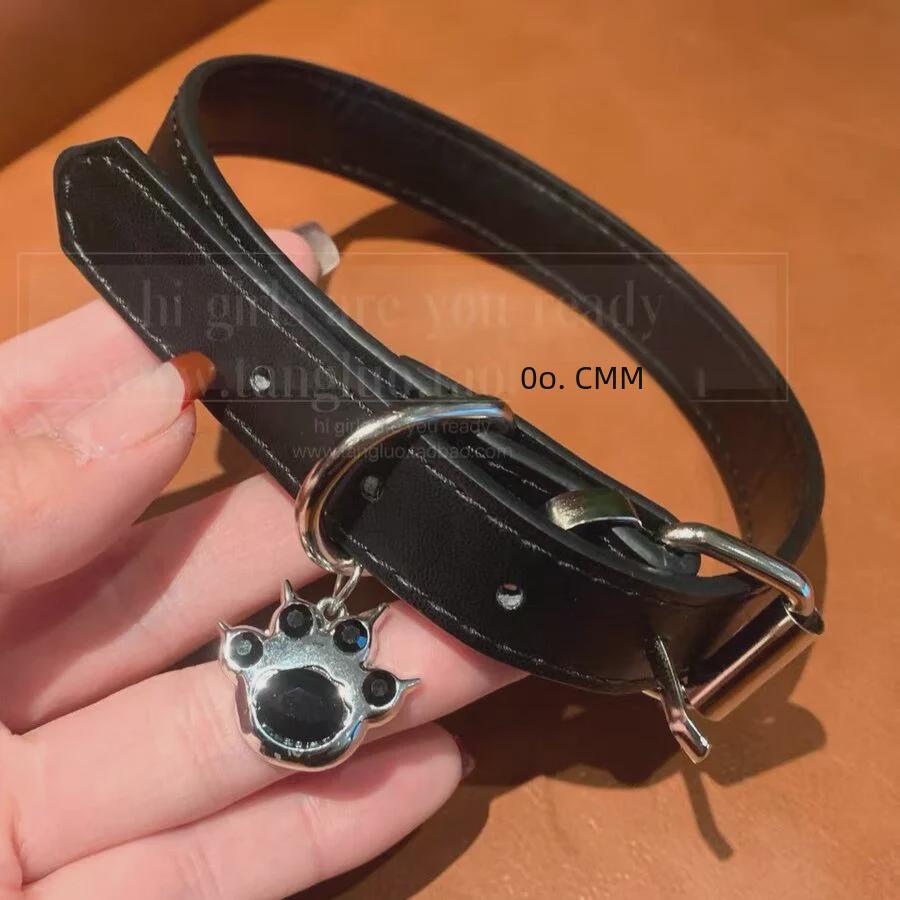 Y2K Cat Claw Pendant Choker: Trendy Leather Necklace for Hot Girls