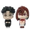 10cm/3.94in Dandadan Anime Figure Look Up Ayase Momo Action Figure Q Version Takakura Ken Figurine PVC Collection Model Doll Toy