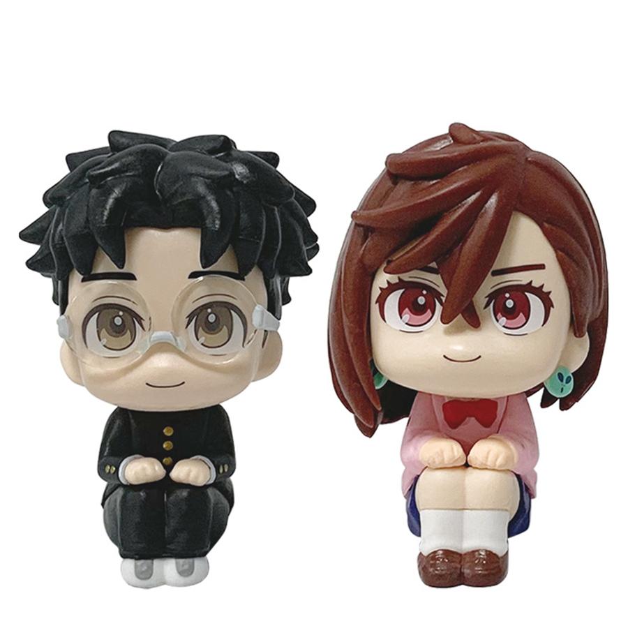 10cm/3.94in Dandadan Anime Figure Look Up Ayase Momo Action Figure Q Version Takakura Ken Figurine PVC Collection Model Doll Toy